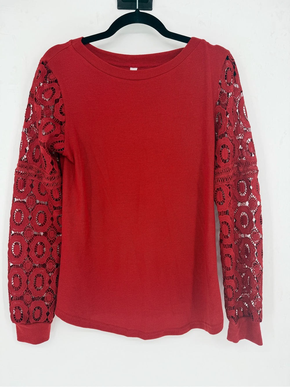Bohemian Lace Sleeve Blouse - Picture 2 of 6